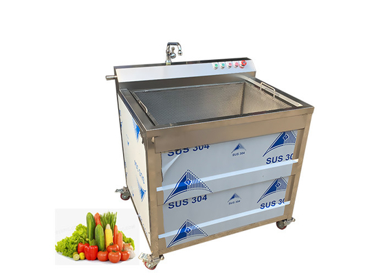 Customized 60Hz Vegetable Fruit Washing Machine 300kg/h SUS 304