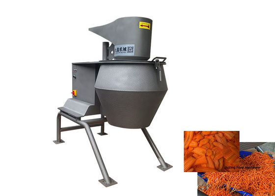 শিল্প 1.5KW গাজর কুঁচকানো মেশিন বড় খাওয়ানো খাঁড়ি