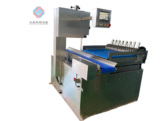 7.2HP ইন্ডাস্ট্রিয়াল মিট প্রসেসিং মেশিন ইলেকট্রিক ফিশ শূকরের গরু হিমায়িত স্টেক বোন ব্যান্ড ডাবল করাত কাটার
