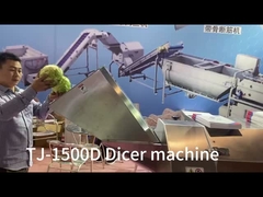 3D বাণিজ্যিক ফল এবং সবজি ডাইসিং মেশিন 3000KG/H
